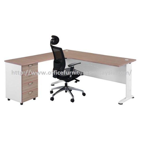 Office Table-Desk Model MR-TMD1515 (Left) furniture selangor kuala lumpur usj petaling jaya batu caves