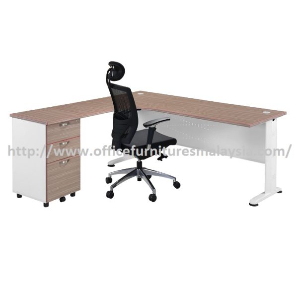 Office Table-Desk Model MR-TMF1515 (Left) furniture selangor kuala lumpur rawang sungai buloh shah alam