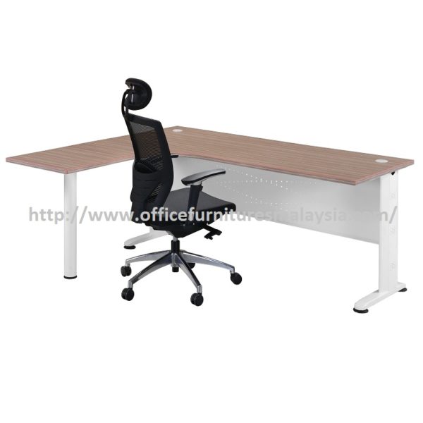 Office Table-Desk Model MR-TMP1515 (Left) furniture selangor kuala lumpur usj pj shah alam damansara mont kiara