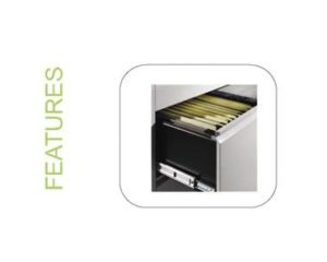 Steel Lateral Filing Cabinet 2 Drawer - Upgrade features