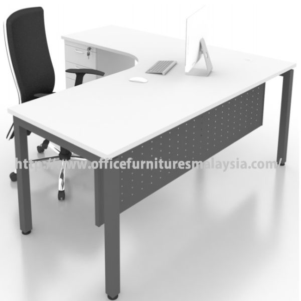 Modern L Shape Executive Desk furniture malaysia klang valley kuala lumpur shah alam1