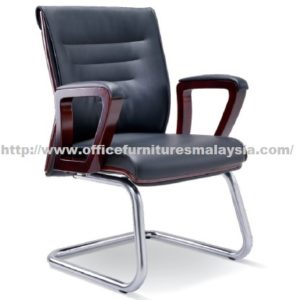 Simple Visitor Line Wooden Chair OFME2315S office furniture online shop malaysia selangor klang bangi setia alam USJ Mont Kiara Sungai Besi sunway subang shah alam