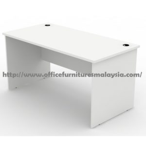 5ft Fully White Office Table Desk OFMRZ1200 kuala lumpur bangsa putrajaya bangi cyberjaya cheras