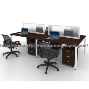 5ft Modern Office Partition Workstation 4 Table Set OFMN1570 malaysia selangor petaling jaya sunway4