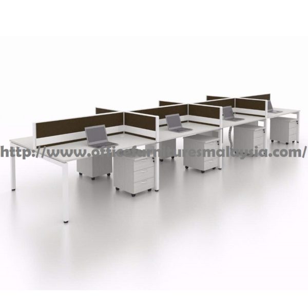 4ft Office Modern Cubicle Workstation 8 Table Set OFMN81275