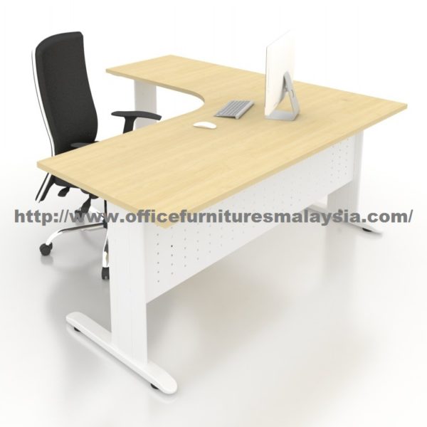 6ft x 5ft Office L Shaped Manager Table JL1815 putrajaya bangi cyberjaya kajang
