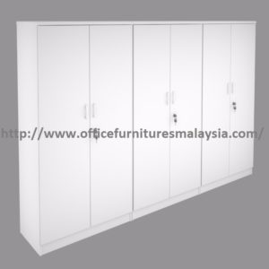 Full White Wardrobe Cabinet with Doors Set Kabinet malaysia selangor puchong 1
