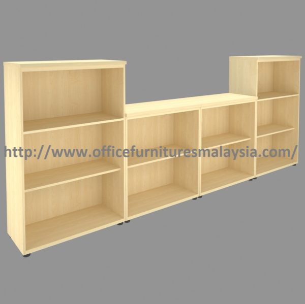 Low and medium height open shelf filing cabinet set office cabinet design malaysia sungai buloh Cheras Puchong 1