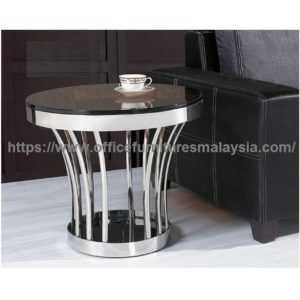 Small Round Coffee Table meja kopi bulat ukuran meja kopi malaysia Kota Kemuning Shah Alam Serdang 1