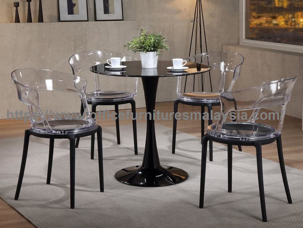 Modern Clear Acrylic Dining Chairs With Armrests -acrylic Modern Clear Acrylic Dining Chairs With Armrests -acrylic