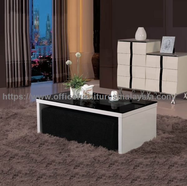 White Coffee Table With Seating Underneath high quality furniture malaysia Kota Kemuning Shah Alam Selayang 1a