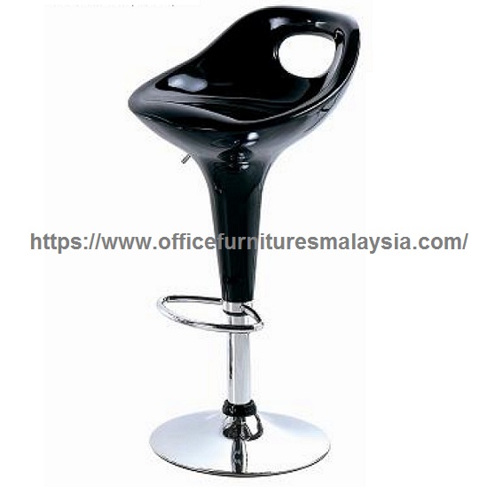 Fiber Bar Stool Metal Chrome Base - counter stools with backs malaysia