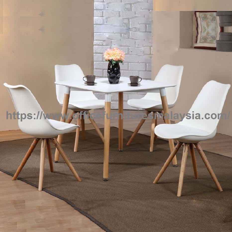 Modern Square Cafe Table Dining Set Design Office furniture malaysia Kota Kemuning Setia Alam Cheras3