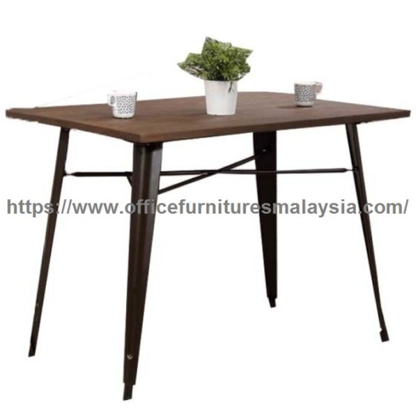 Industrial Style Rectangular Dining Table Commercial Furniture Online Shop Malaysia Petaling Jaya OUG Cheras1