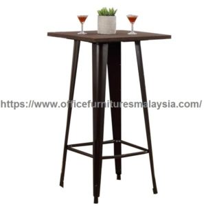 Industrial Style Steel Counter Height Dining Table Commercial furniture sale malaysia setia alam puchong ampang1