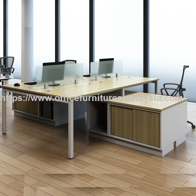 spacious desk