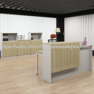 5ft Modern Design Office Excecutive Reception Counter reception desk sale malaysia shah alam setia alam kepong3