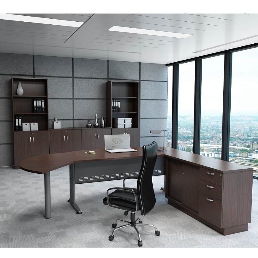 Office Director-Manager Writing Table Desk Set - Furnitures Malaysia