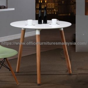 Simple Small White Round Dining Table Office Furniture Malaysia Online Shop Malaysia Port Klang Petaling jaya Kelana Jaya1