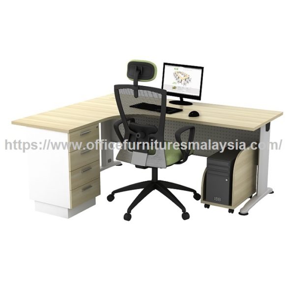6ft Superior Compact Writing Desk With 4D Pedestal Office Furnitures Malaysia Online shop malaysia Bandar Utama Gombak Rawang1