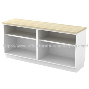 Dual Open Shelf Low Cabinet Office furnitures malaysia online shop klang rawang sungai buloh1