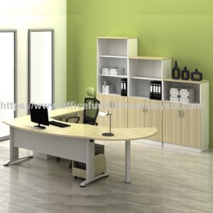 Modern Design Executive Desk And Side Cabinet Stylish office furnitures online shop malaysia Setia Alam Kota Kemuning Mont Kiara1