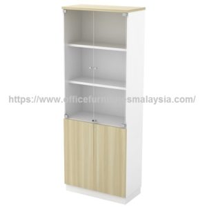 Swinging Glass Door High Cabinet Height Cabinet office furniture malaysia online shop malaysia Serdang USJ Wangsa Maju1