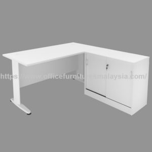 4ft L Shape Executive Table with side cabinet office furnitures malaysia online shop malaysia Selayang Sungai Buloh Kuala Lumpur3