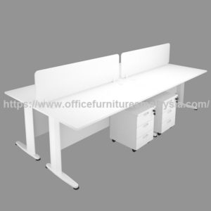 4ft Modern Cubicle workstation 4 table office furnitures malaysia online shop malaysia Selayang Sungai Buloh Cheras3