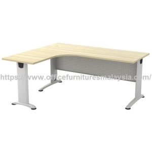 5ft L Shape Writing Table With 2D Mobile Pedestal pejabat meja cantik online shop malaysia Bandar Utama Subang1