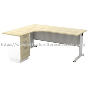 5ft Superior Compact Writing Desk With 3D Pedestal Drawer OFBM1515-3D office furnitures malaysia online shop malaysia
