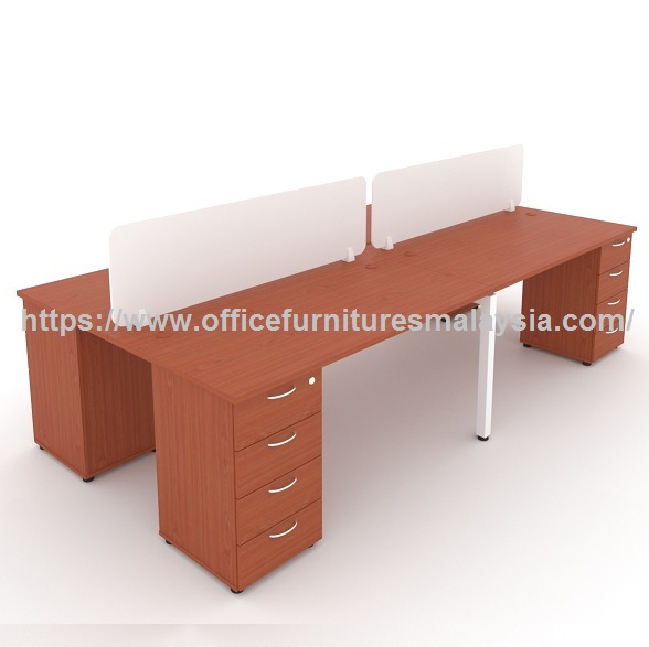4ft New Modern Design 4 Seater Office Partition 