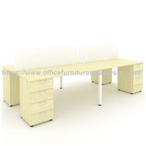 New Modern Design 4 Seater Office Partition Workstation Table office furnitures malaysia online shop malaysia setia alam puchong shah alam7a1