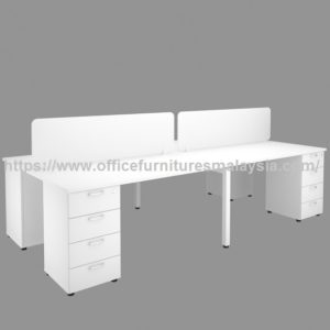 New Modern Design 4 Seater Office Partition Workstation Table office furnitures malaysia online shop malaysia setia alam puchong shah alam9a