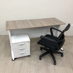 4 ft Simple Design Small Home Office Computer Desk Chair Set Malaysia selayang cyberjaya melaka oug cheras
