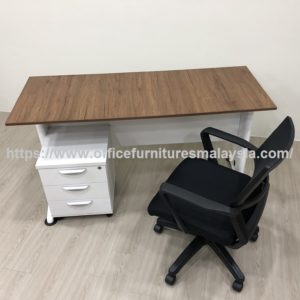 5ft Small Home Office Computer Writing Desk With Chair Set office desk cheap online shop malaysia Mont Kiara Selayang Bukit Jalil3
