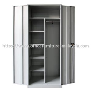 Full Height Steel Wardrobe Cabinet With Swinging Door almari besi industri online shop malaysia Setia Alam ShahAlam Puchong3