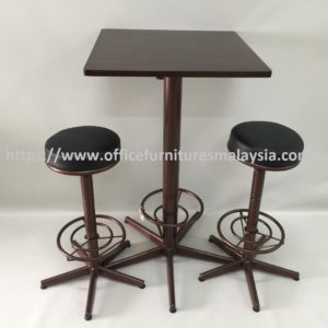 3 Piece Square Height Bar Table Dining Set with cushion pub furniture online shop malaysia Kota Kemuning Bukit Jalil Sungai Besi1