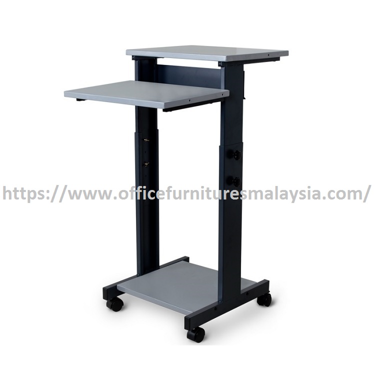Full Steel Presentation Stand Top With Lockable Castrol Podium