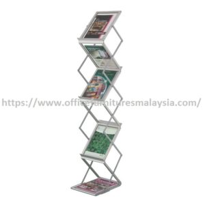 Small 7 Tier Portable Literature Booklet Magazine Holder Stand rak magazine harga murah online shop malaysia Kota Kemuning shah alam Puchong3