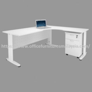 5 ft New Design Office L Shaped Director Desk Bandar Saujana Putra Klang Meru Serdang