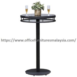 Round Top Frame glass Coffee Table Malaysia Puchong Cyberjaya Kajang Kuala Lumpur