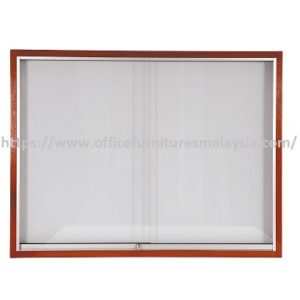 Sliding Glass Door with White Board Magnetic Wooden Frame office school white board online shop malaysia Wangsa maju gombak1