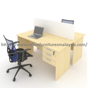 4 ft Office Simple Design 2 seater workstation desk meja tulis kayu online shop malaysia shah alam kuala lumpur petaling jaya1
