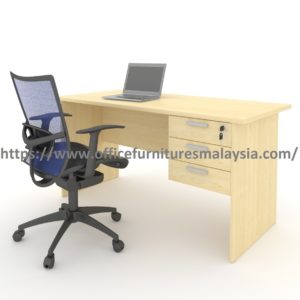 5 ft Budget Rectangular Office Table Fixed 3 Drawer meja tulis kayu online shop malaysia shah alam kuala lumpur petaling jaya1
