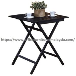 Fully Black Foldable Dining Table Malaysia Cheras Bnagi Ampang