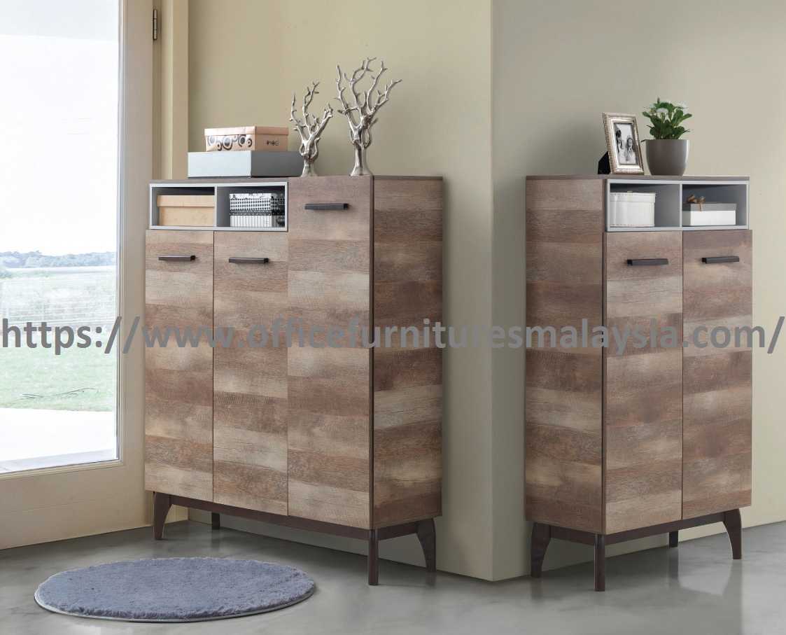 4 5ft 3 Door Shoe Storage Rack Wood New Modern Design Cabinet