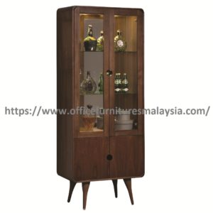 Home Office Furniture Storage Display Cabinet Wood Glass Design Malaysia Shah Alam Kuala Lumpur (1)