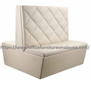 Latest Design Restaurant Leather Two Side Booth Sofa Chair Malaysia Petaling Jaya Kuala Lumpur 1