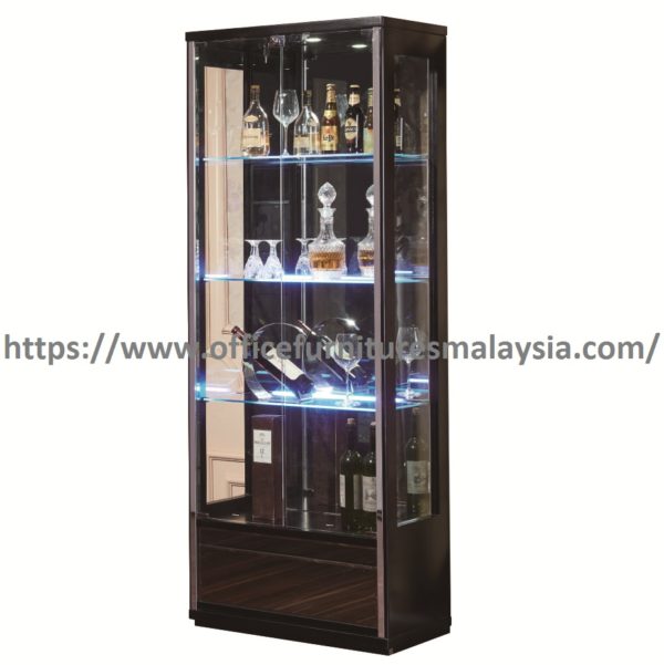 Lockable Glass Display Cabinet With LED Lights Almari Kabinet Kaca Yang Berkualiti Serta Boleh Dikunci Malaysia Klang Valley Kuala Lumpur